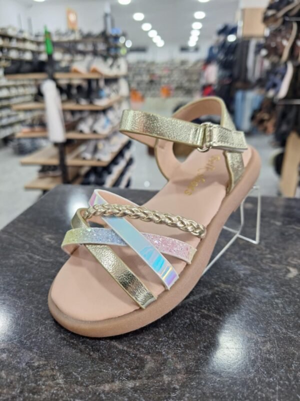 Sandale chic - dorée pour fille
