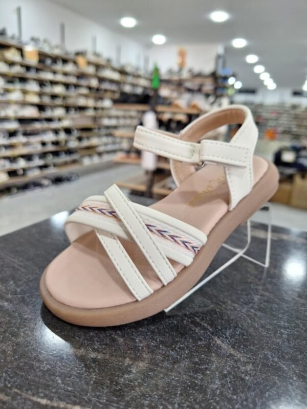Sandale classy - blanche pour fille